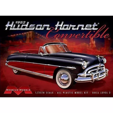 KIT PARA MONTAR MOEBIUS MODELS HUDSON HORNET CONVERTIBLE 1952 1/25 MOE 1204